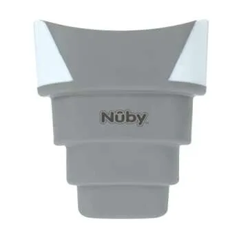 Nuby Collapsible Rinse Pail for Baby Bath Time - Collapsible Bucket with Easy Grip Handle to Rinse Baby Shampoo and Soap - Baby Essentials