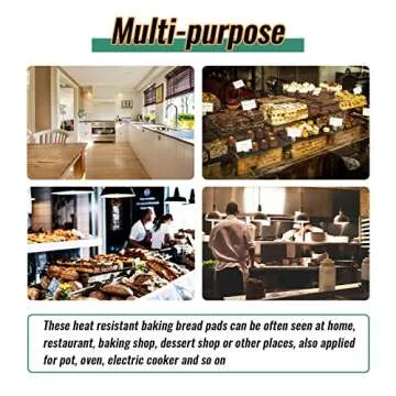 Silicone Baking Mat for Dutch Oven Bread - 2 Pack