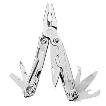 LEATHERMAN Rev Pocket Size Stainless Steel Multitool with Package Opener