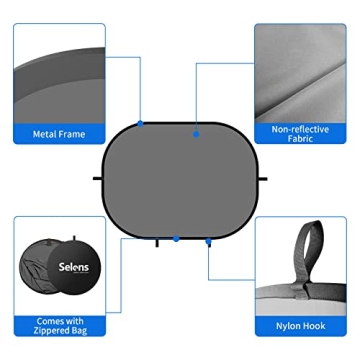 Selens 2-in-1 Collapsible Backdrop for Video and Photography