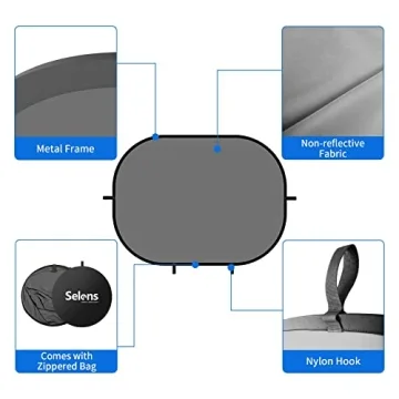 Selens 2-in-1 Collapsible Backdrop for Video and Photography
