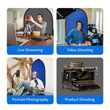 Selens 2-in-1 Collapsible Backdrop for Video and Photography