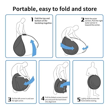 Selens 2-in-1 Collapsible Backdrop for Video and Photography