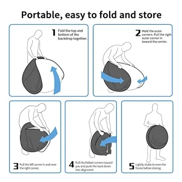 Selens 2-in-1 Collapsible Backdrop for Video and Photography