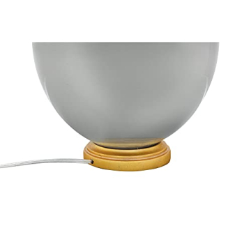 Creative Co-Op 27" Stoneware Linen Shade Lamp