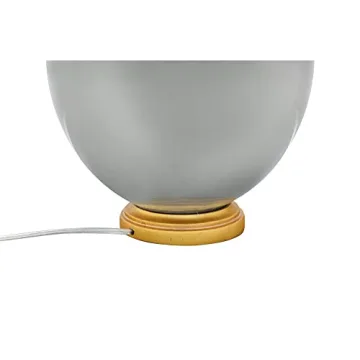 Creative Co-Op 27" Stoneware Linen Shade Lamp