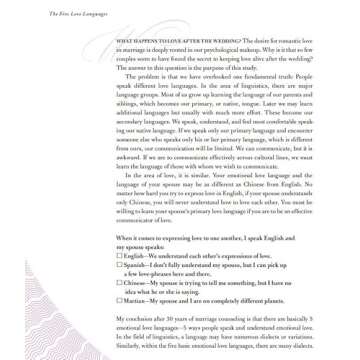 Five Love Languages, Small Group Study Edition