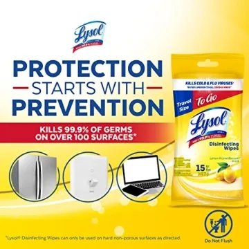 Lysol Travel Wipes for On-the-Go Germ Protection
