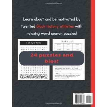 Black Movers & Shakers: Word Searches Featuring African-American Athletes
