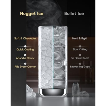 ecozy Nugget Ice Maker: Perfect Chewable Ice for Drinks