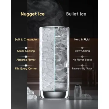 ecozy Nugget Ice Maker: Perfect Chewable Ice for Drinks