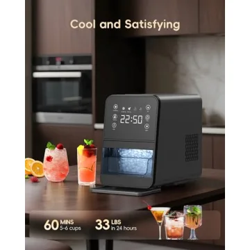 ecozy Nugget Ice Maker: Perfect Chewable Ice for Drinks