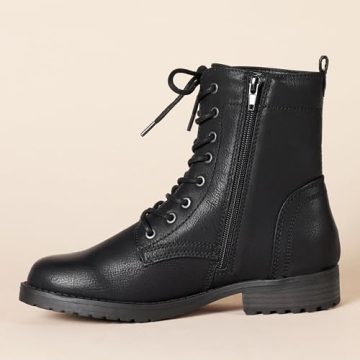 Comfortable Women's Lace-Up Combat Boots for All Occasions
