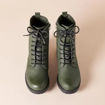 Comfortable Women's Lace-Up Combat Boots for All Occasions