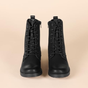 Comfortable Women's Lace-Up Combat Boots for All Occasions