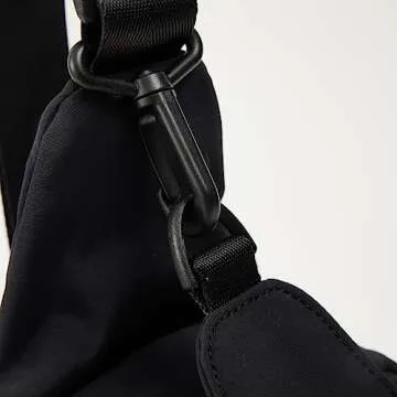 VAKAER Small Sling Bag for Women, Small Crossbody Bags with Adjustable Straps, Lightweight Chest Bag Casual Daypack Backpacks for Travel Hiking (Black)