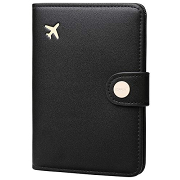 ZOPPEN RFID Blocking Passport Holder - Eco-Friendly Travel Wallet for Men & Women