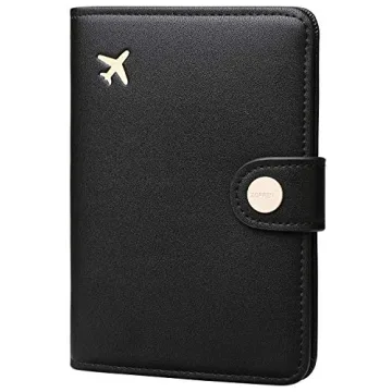 ZOPPEN RFID Blocking Passport Holder - Eco-Friendly Travel Wallet for Men & Women