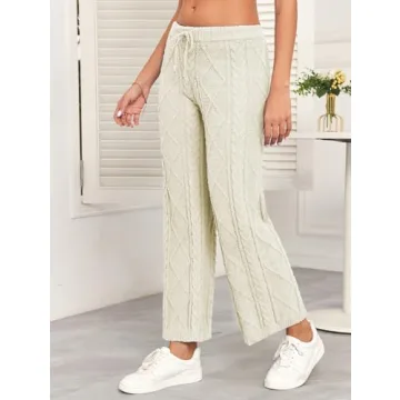 Famulily Women’s Chenille Long Pants for Cozy Comfort