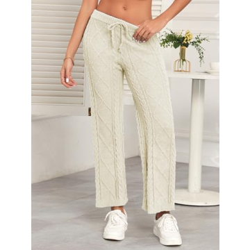 Famulily Women’s Chenille Long Pants for Cozy Comfort