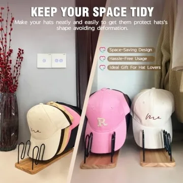 UdoUto 2 PCS Hat Organizer Stylish and Functional Storage