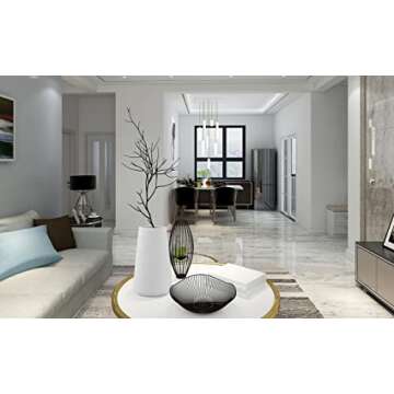 Simple Vase for Flowers Plants, Matte Vases for Modern Table Shelf Home Decor Wedding Boho Decor, 6"...