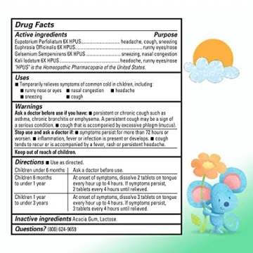 Hyland's Baby Tiny Cold Tablets for Infants Relief