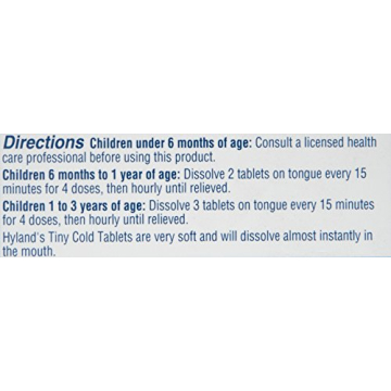 Hyland's Baby Tiny Cold Tablets for Infants Relief