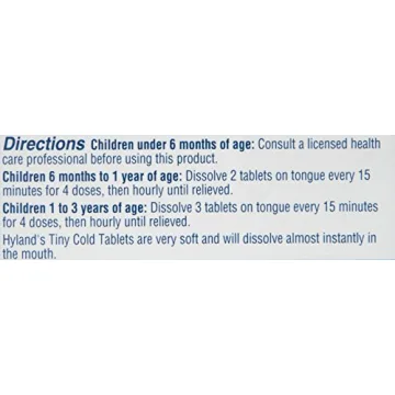 Hyland's Baby Tiny Cold Tablets for Infants Relief
