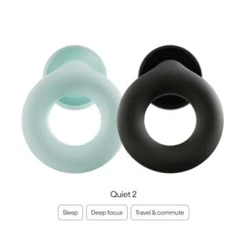 Loop Earplugs Quiet Bundle (2-Pack) – Loop Quiet 2 + Loop Quiet 2 | Flexible Reusable Ear Plugs fo...