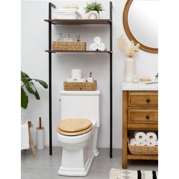 Stylish Water Hyacinth Basket for Bathroom Organization