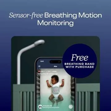 Nanit Pro Baby Monitoring System with Breathing Wear & HD Video