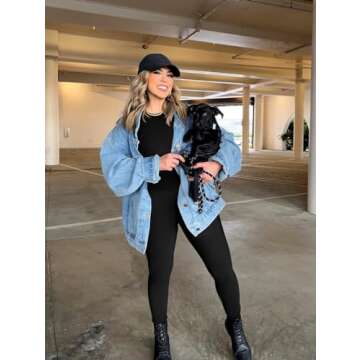 Stylish Plus Size Turtle Neck Workout Jumpsuit for Women