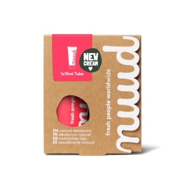 nuud Starter Pack | 1 x 15ml | Effective Natural Vegan Deodorant, Unscented, Perfect for All Skin Ty...