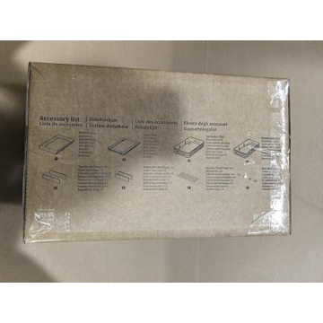 Fowooyeen 2-Tier Clear Organizer for Bathroom and Kitchen Storage