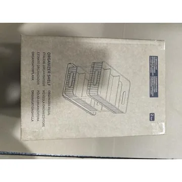 Fowooyeen 2-Tier Clear Organizer for Bathroom and Kitchen Storage