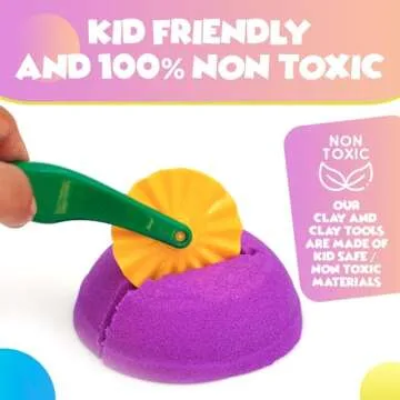 Clay and Play Dough Tools Six Piece Set - Ages 3 & Up DIMROM (6pcs)