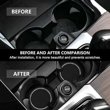 Car Cup Holder Coaster: Stylish Bling Design for Cars