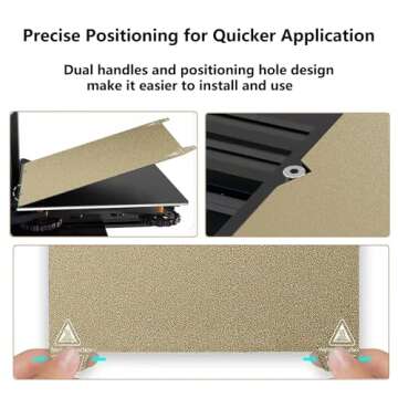 Ender 3 V3 KE PEI Magnetic Build Plate for 3D Printers