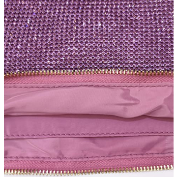 Sparkly Rhinestone Hobo Bag for Women - Elegant Evening Purse