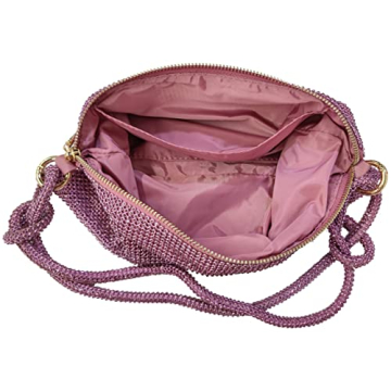 Sparkly Rhinestone Hobo Bag for Women - Elegant Evening Purse