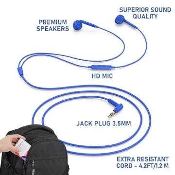 LUDOS ZENITH Wired Earbuds - Elegant Design with Quality Sound for All