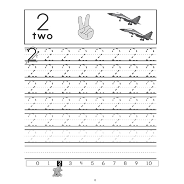 Number Tracing Workbook for Preschoolers Ages 3-5