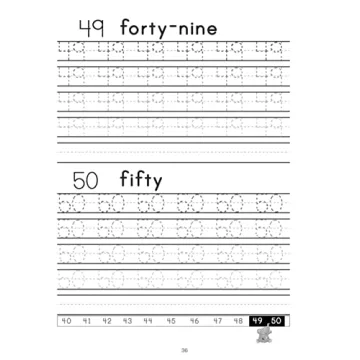 Number Tracing Workbook for Preschoolers Ages 3-5