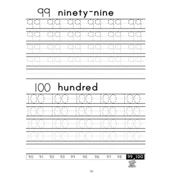 Number Tracing Workbook for Preschoolers Ages 3-5