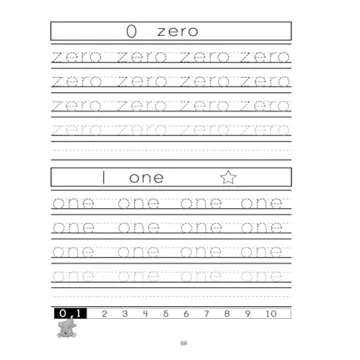 Number Tracing Workbook for Preschoolers Ages 3-5