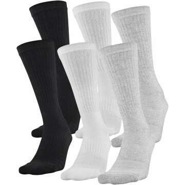 Under Armour Training Cotton Crew Socks - Multipairs