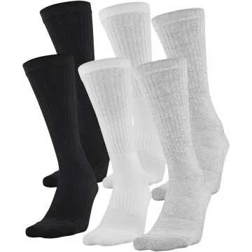 Under Armour Training Cotton Crew Socks - Multipairs