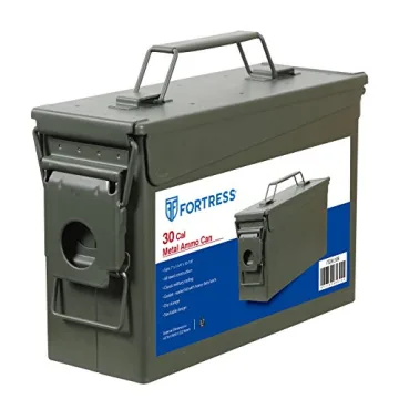 Fortress 30 Caliber Metal Ammo Can - Heavy Duty Waterproof Storage