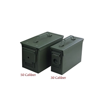Fortress 30 Caliber Metal Ammo Can - Heavy Duty Waterproof Storage